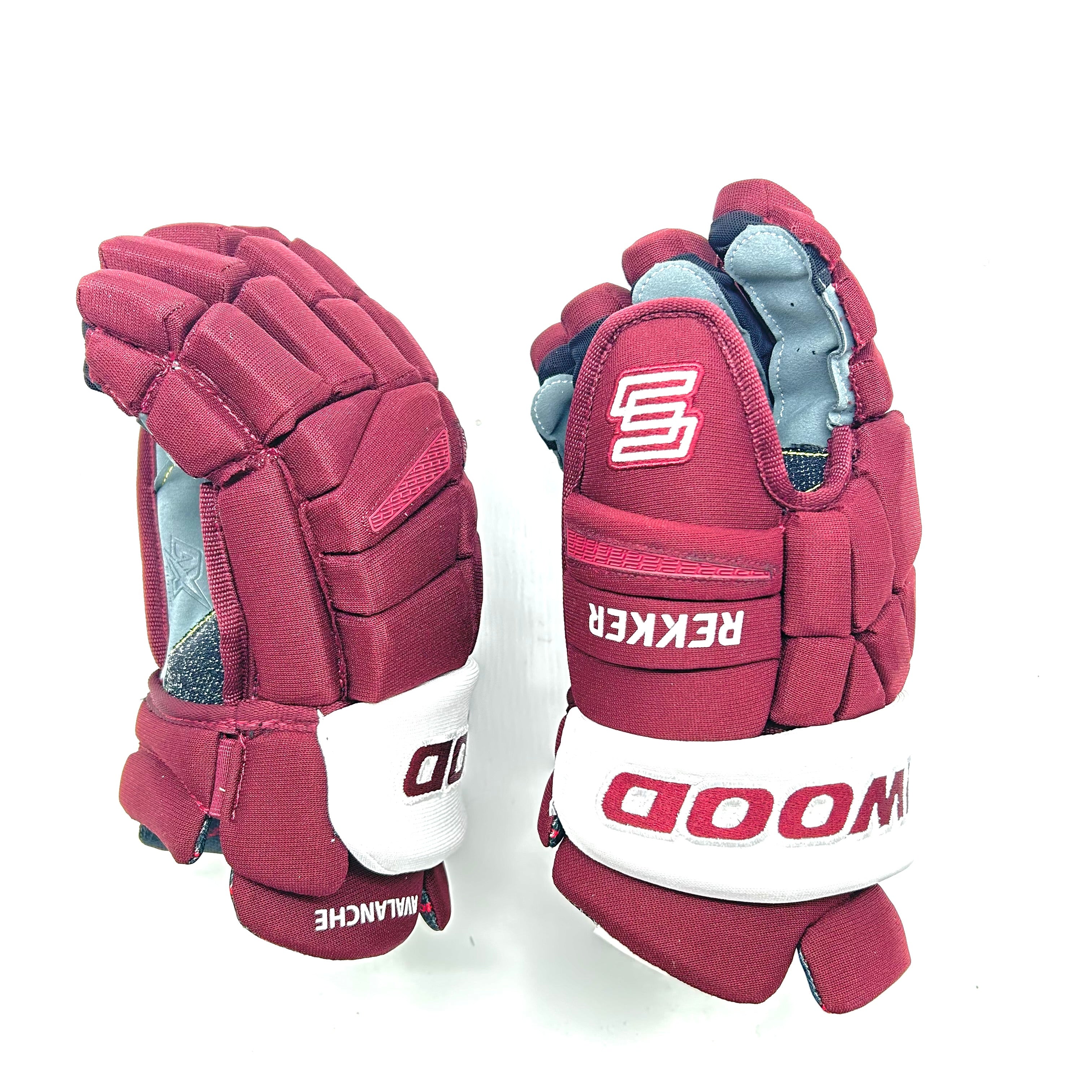 Sherwood Rekker Legend Pro - Gant NHL Pro Stock - Colorado Avalanche (Marron/Blanc)